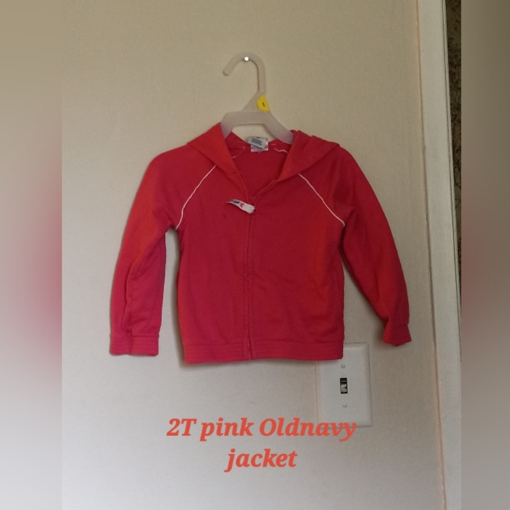 2t toddler girls Pink Old Navy jacket